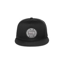 Load image into Gallery viewer, Tensor Race Badge Flatbill Trucker Hat | Snapback | Black
