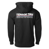 Tensor Underline Logo Pullover Hoodie | Black