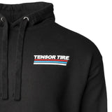 Tensor Underline Logo Pullover Hoodie | Black