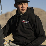 Tensor Underline Logo Pullover Hoodie | Black