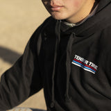 Tensor Underline Logo Pullover Hoodie | Black