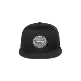 Tensor Race Badge Flatbill Trucker Hat | Snapback | Black